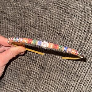 J. Crew Multicolor Crystal Beaded Headband
